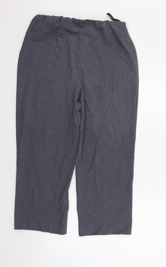 Womens UK Size 14 EWM Regular Fit  Grey Trousers