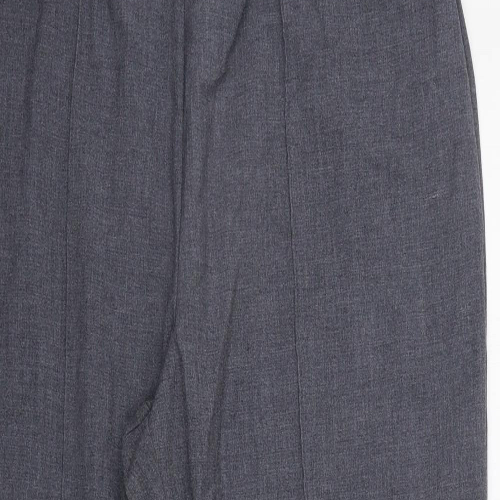 Womens UK Size 14 EWM Regular Fit  Grey Trousers