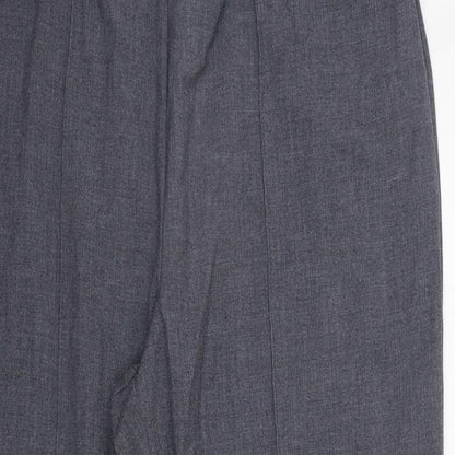 Womens UK Size 14 EWM Regular Fit  Grey Trousers