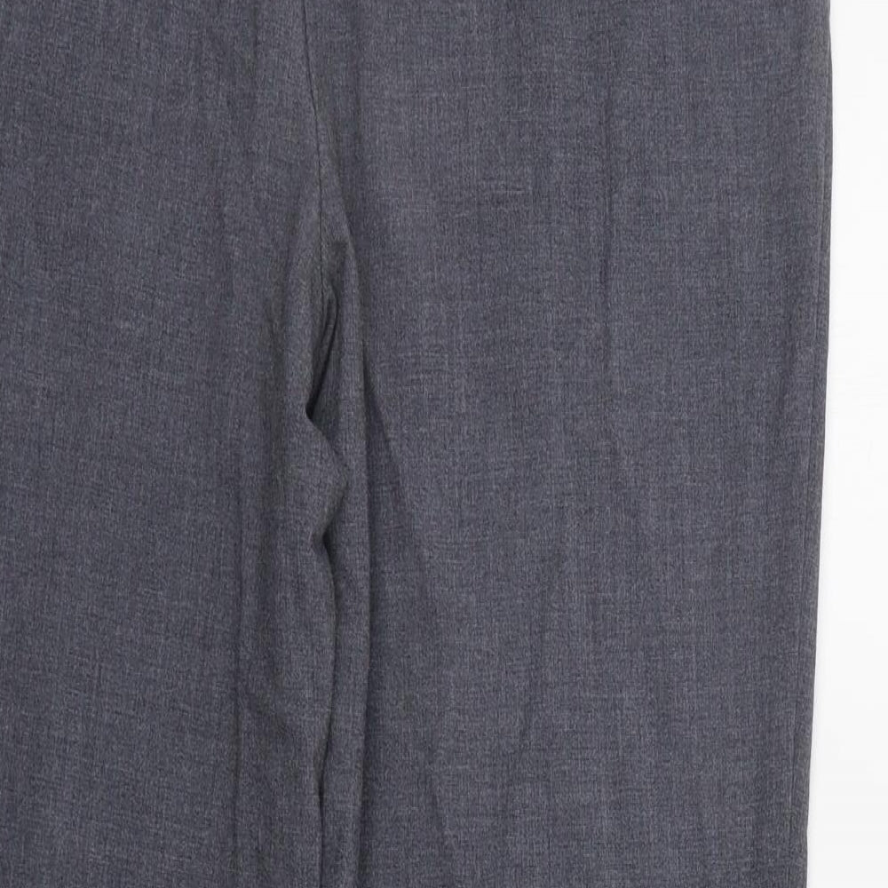 Womens UK Size 14 EWM Regular Fit  Grey Trousers