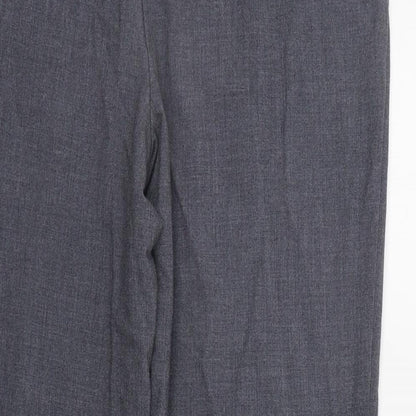 Womens UK Size 14 EWM Regular Fit  Grey Trousers