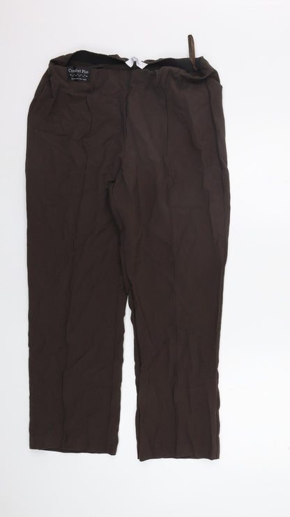 Classic Womens Brown   Trousers  Size 12 L24 in