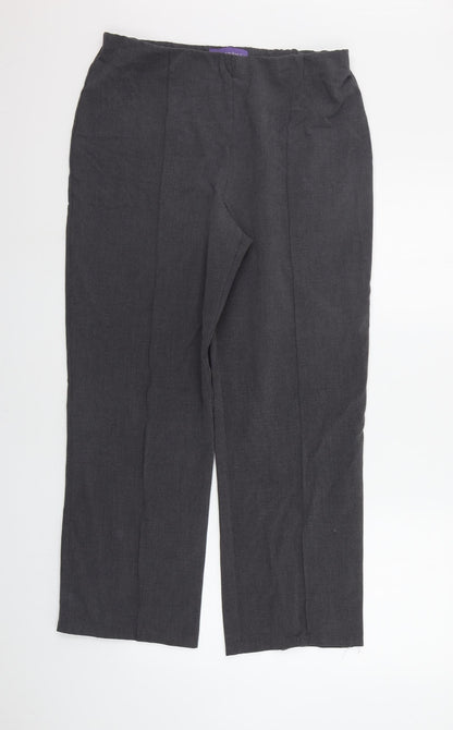 Automany Womens Green   Trousers  Size 14 L26 in