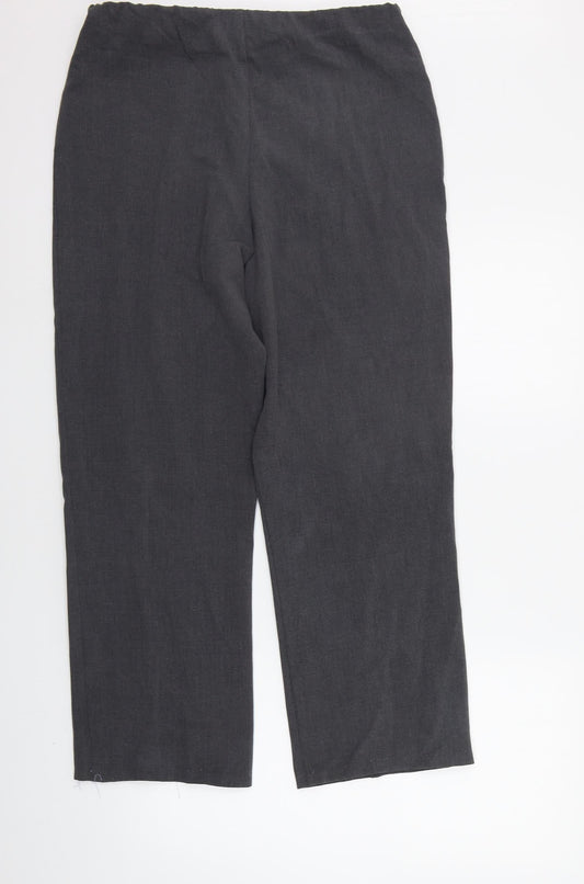 Automany Womens Green   Trousers  Size 14 L26 in