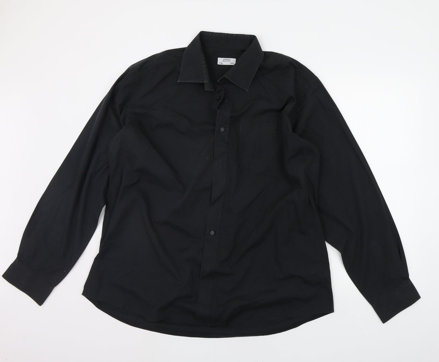 St Bernard  Mens Beige    Button-Up Size 17.5