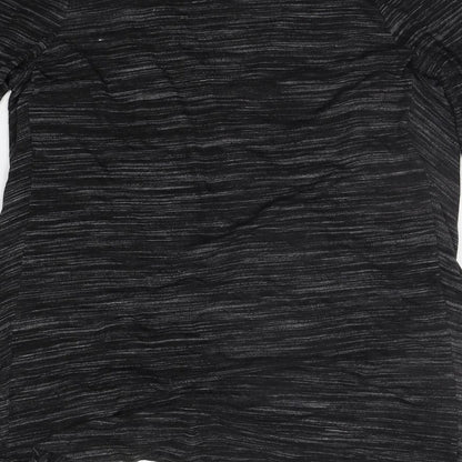 Womens UK Size 10 Atmosphere Black Basic T-Shirt