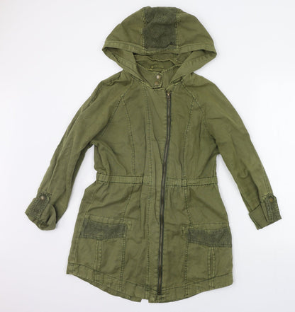 Matalan Womens Green   Gilet Coat Size 8