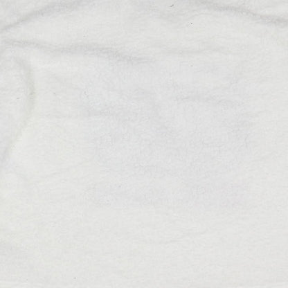 Disney Womens White Solid  Top Pyjama Top Size 16