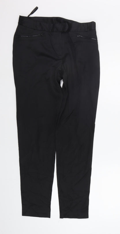 Womens UK Size 10 Dorothy Perkins Regular Fit  Black Trousers