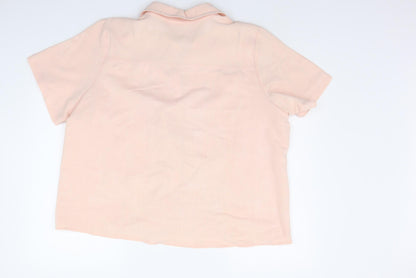 Womens UK Size 22 Sara Beige Basic Button-Up