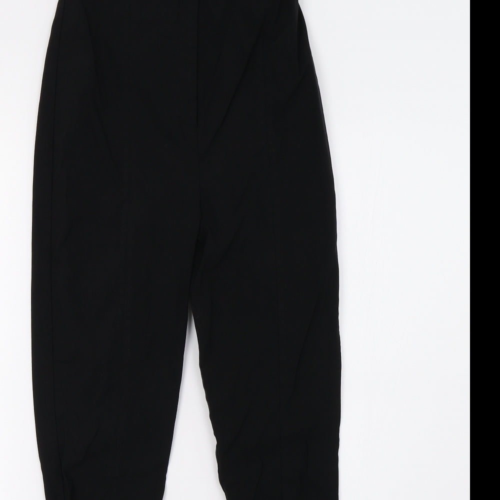 Womens UK Size 6 ASOS Regular Fit  Black Trousers