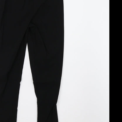 Womens UK Size 6 ASOS Regular Fit  Black Trousers