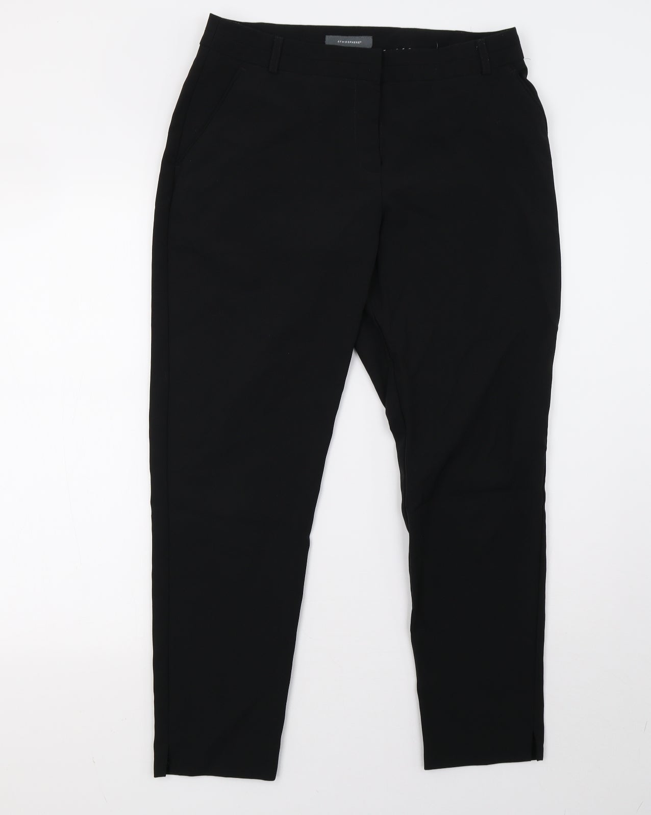 Womens UK Size 12 Primark Regular Fit  Black Trousers