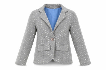 Marks and Spencer Girls Grey Polka Dot  Jacket  Size 12-13 Years