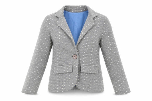 Marks and Spencer Girls Grey Polka Dot  Jacket  Size 12-13 Years