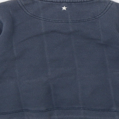John Lewis Boys Blue   Full Zip Sweatshirt Size 4 Years