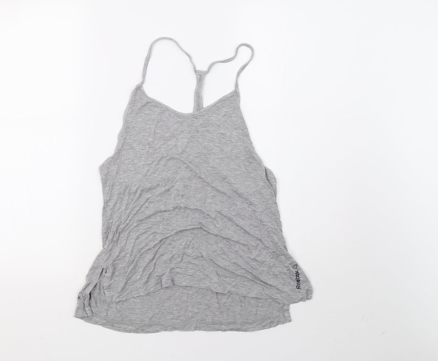 Womens UK Size S Reebok Grey Basic Tank