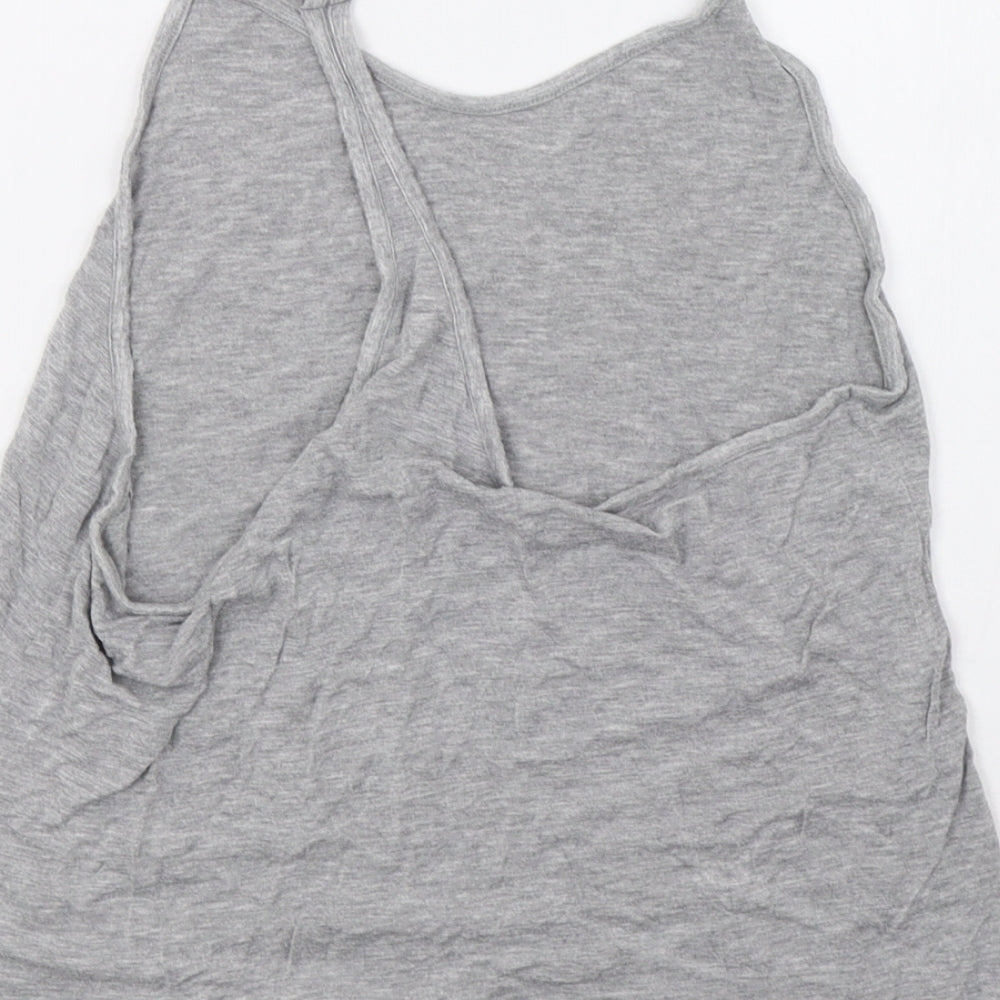 Womens UK Size S Reebok Grey Basic Tank