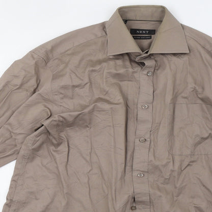 NEXT Mens Brown    Polo Size 15