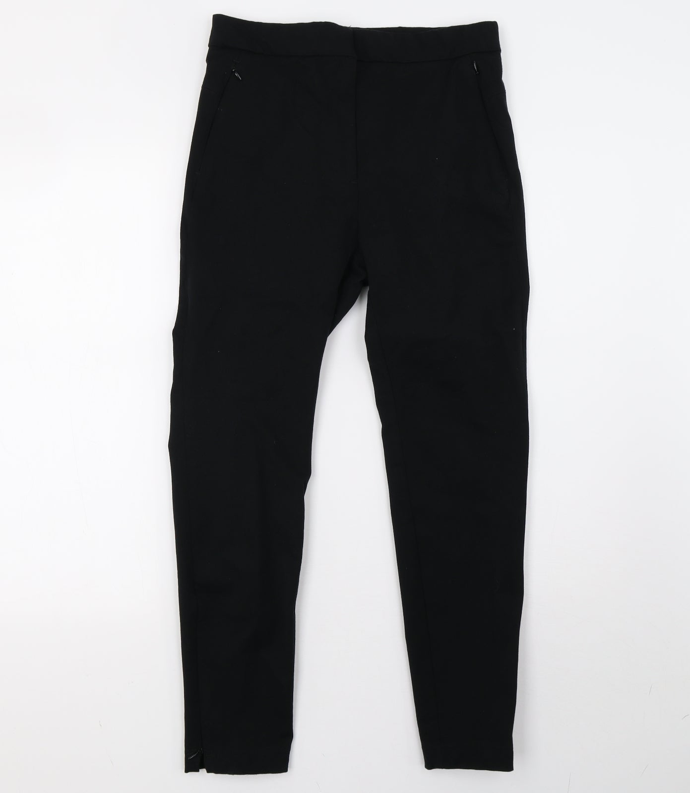 Womens UK Size 10 Marks and Spencer Regular Fit  Black Trousers