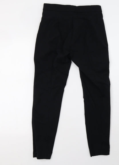 Womens UK Size 10 Marks and Spencer Regular Fit  Black Trousers