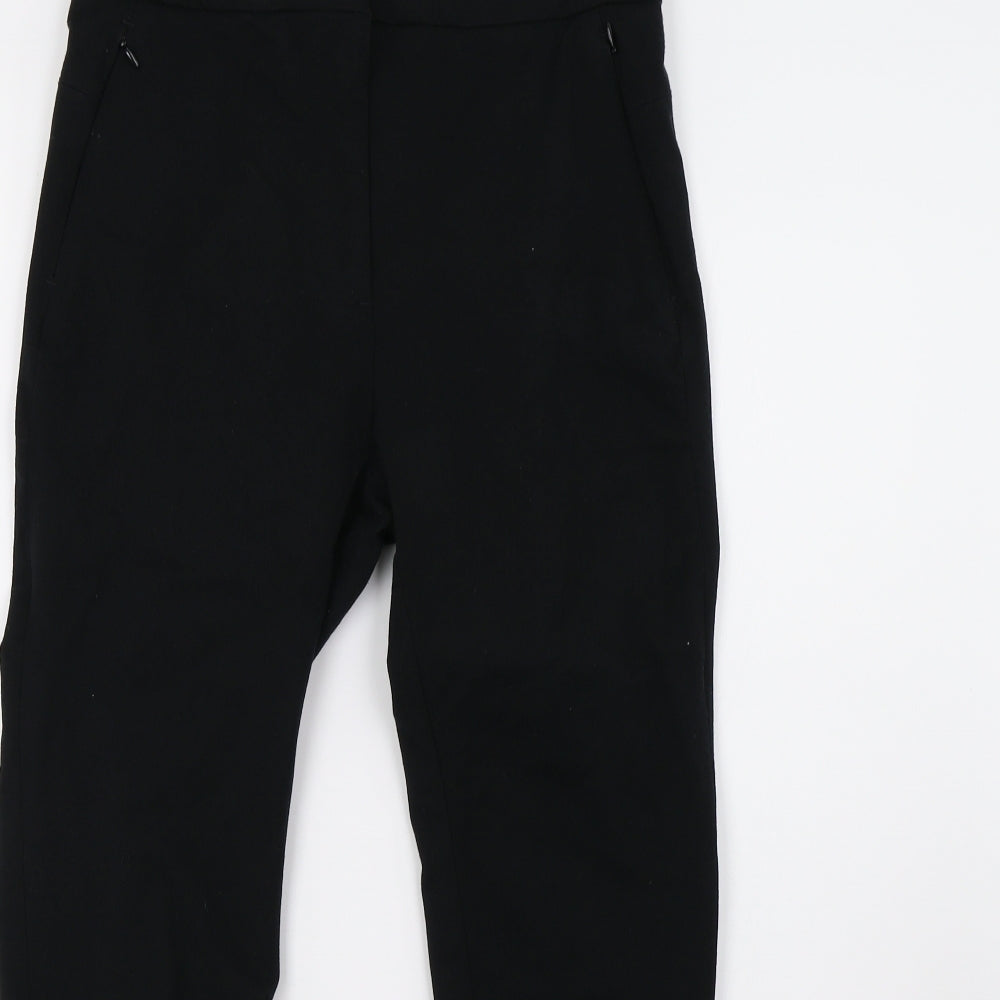Womens UK Size 10 Marks and Spencer Regular Fit  Black Trousers