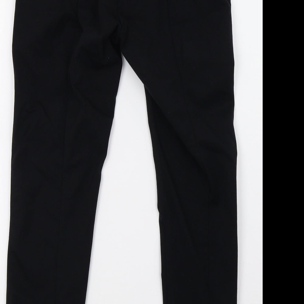 Womens UK Size 10 Marks and Spencer Regular Fit  Black Trousers