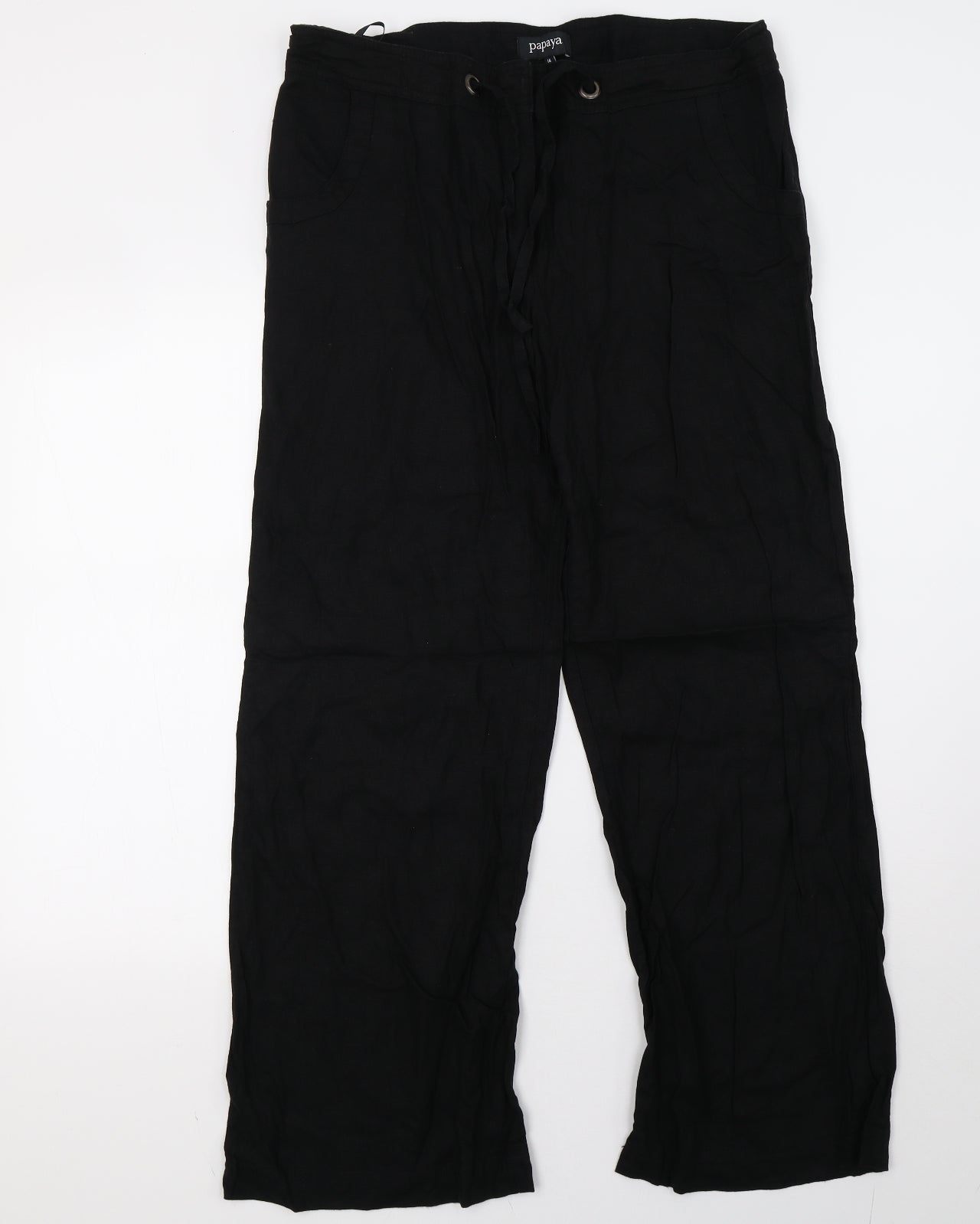 Matalan Womens Black   Trousers  Size 14 L30 in
