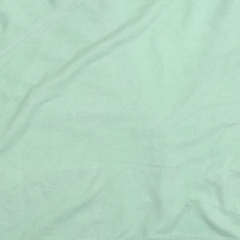 Womens UK Size 12 Preworn Green Cardigan Jumper