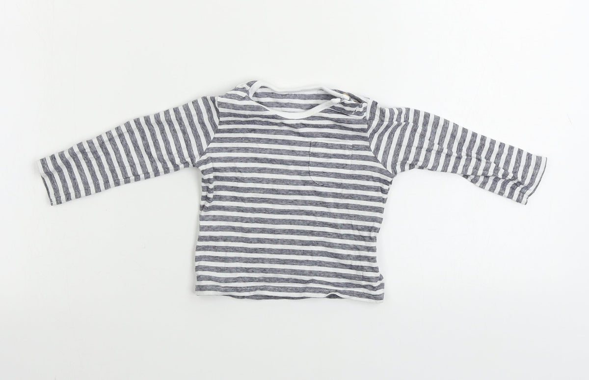 TU Boys Grey   Basic T-Shirt Size 3-6 Months