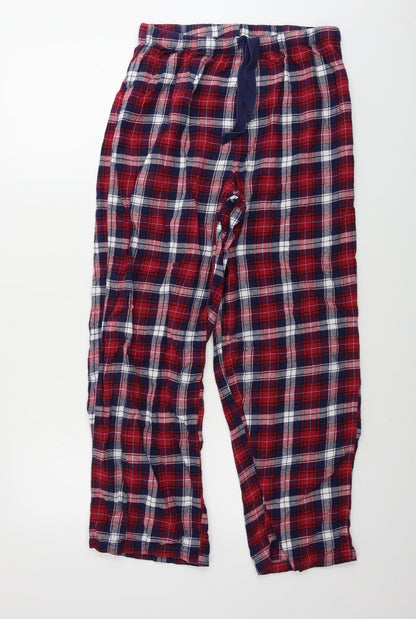 Peacocks  Mens Purple Check  Trousers  Size M L24 in