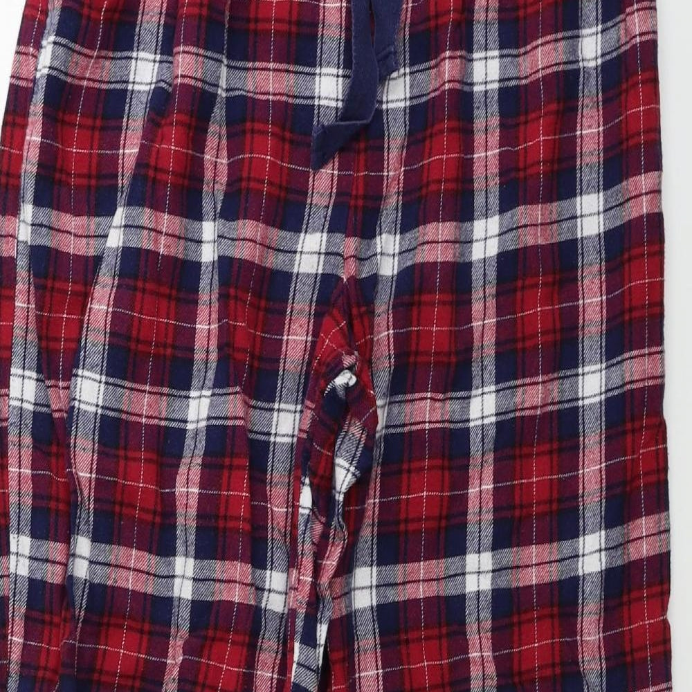 Peacocks  Mens Purple Check  Trousers  Size M L24 in