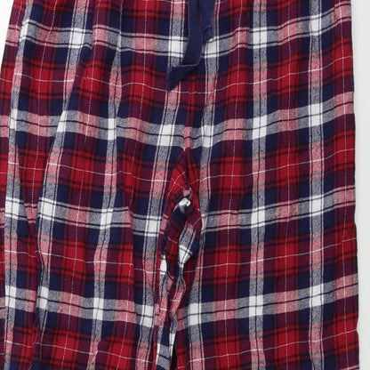 Peacocks  Mens Purple Check  Trousers  Size M L24 in