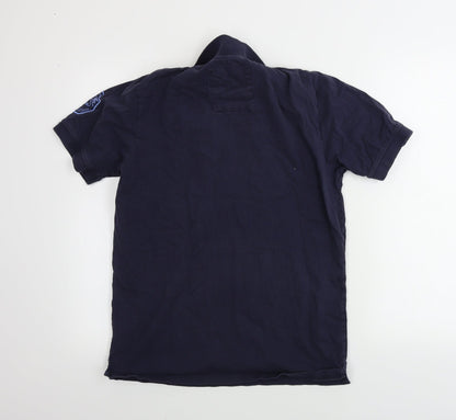 avenue  Mens Blue    Polo Size M