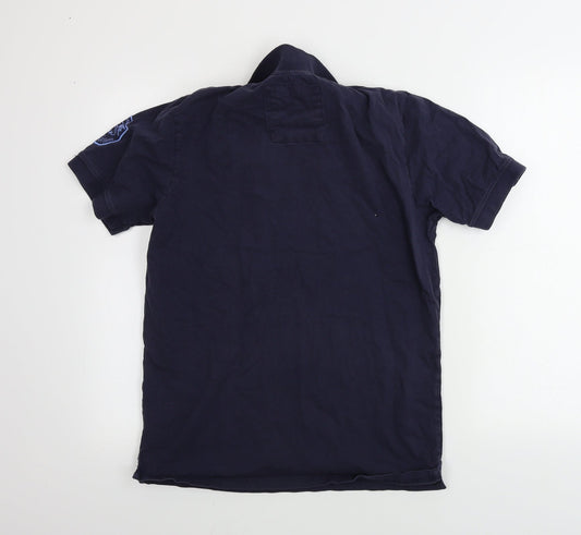 avenue  Mens Blue    Polo Size M