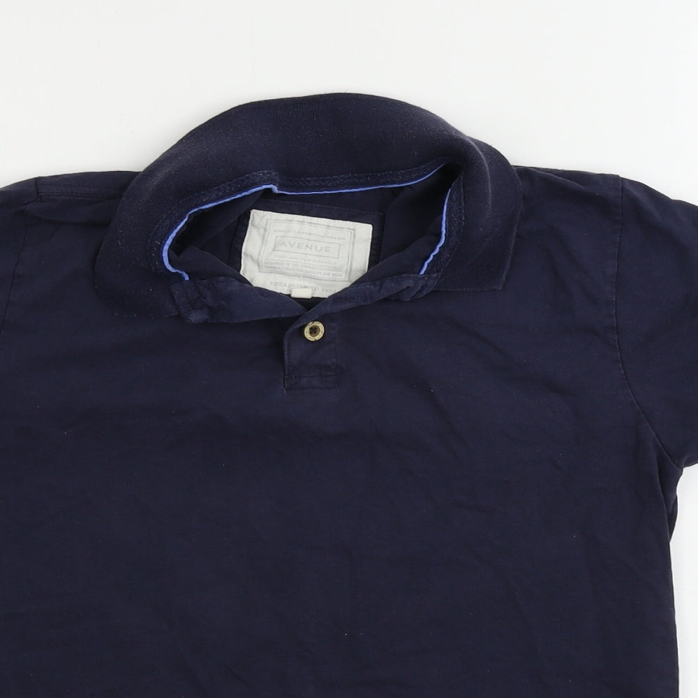 avenue  Mens Blue    Polo Size M