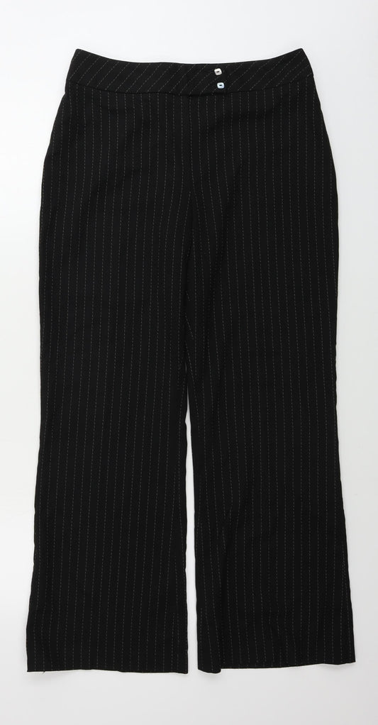 Womens UK Size 12 Principles Regular Fit  Black Trousers
