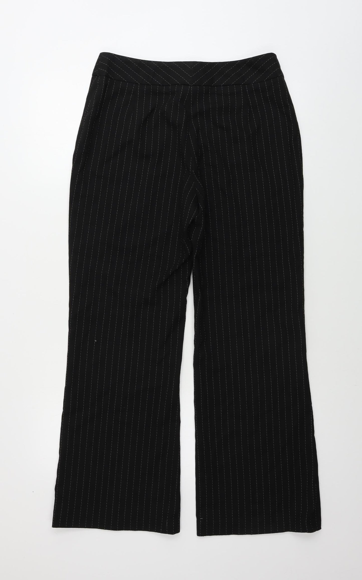 Womens UK Size 12 Principles Regular Fit  Black Trousers
