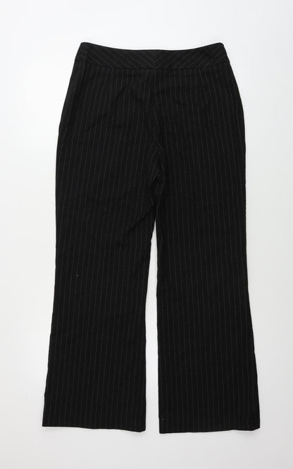 Womens UK Size 12 Principles Regular Fit  Black Trousers
