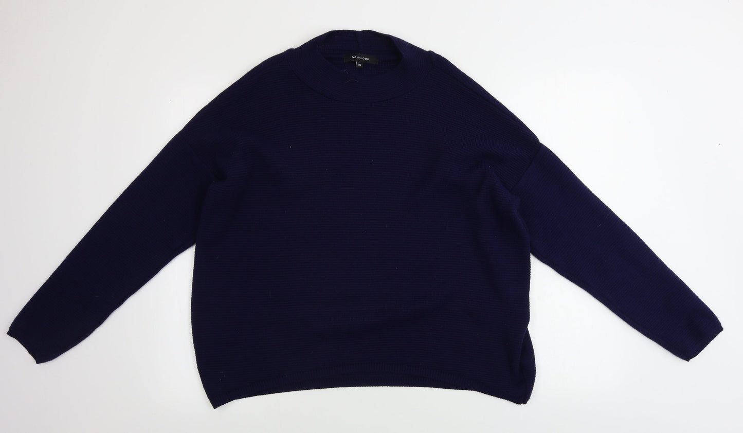 Womens UK Size 16 new look Blue Pullover Jumper
