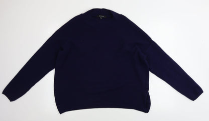 Womens UK Size 16 new look Blue Pullover Jumper
