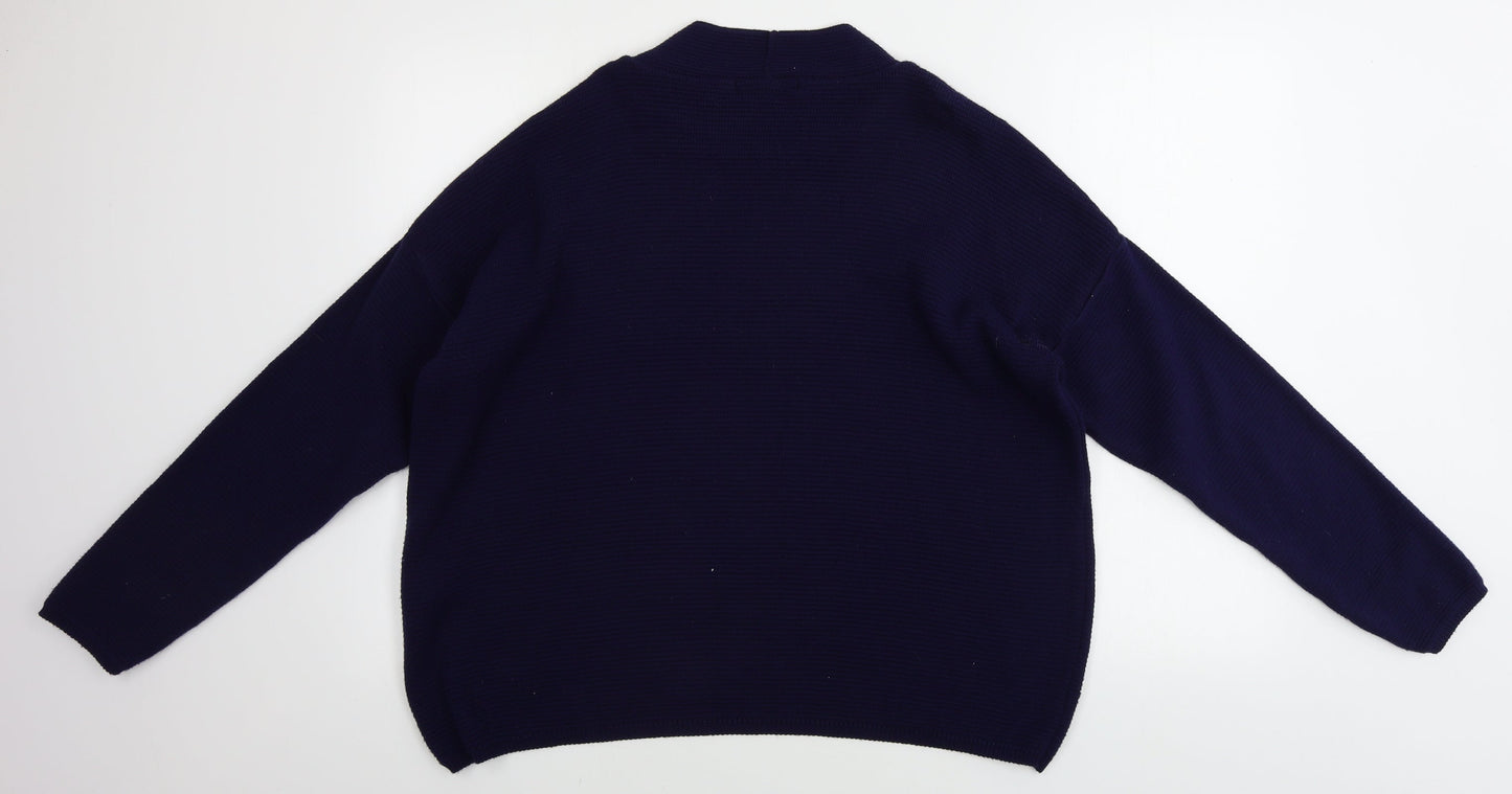 Womens UK Size 16 new look Blue Pullover Jumper