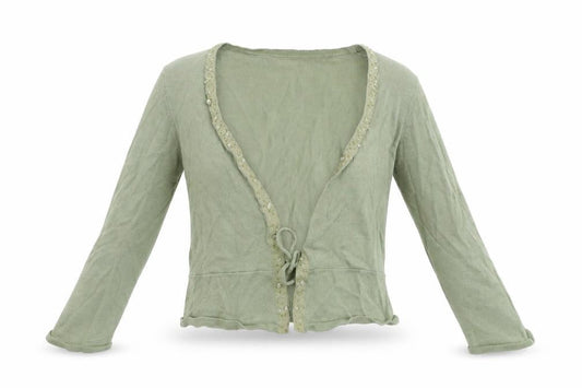 Womens UK Size 10 Principles Green Cardigan Jumper