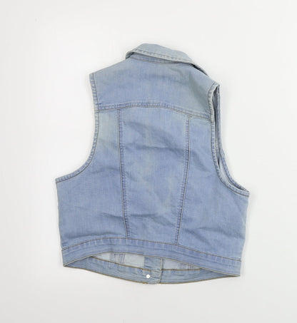 George  Womens Blue   Jacket Coatigan Size 10