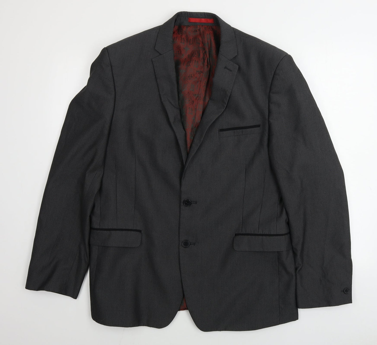 Mens UK Size 44 Red Herring Regular Grey Suit Jacket