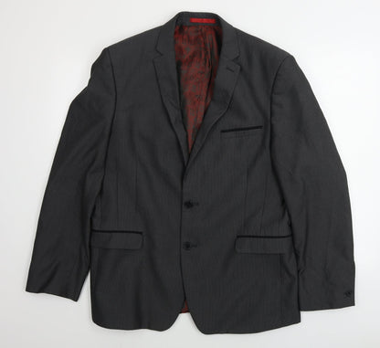 Mens UK Size 44 Red Herring Regular Grey Suit Jacket
