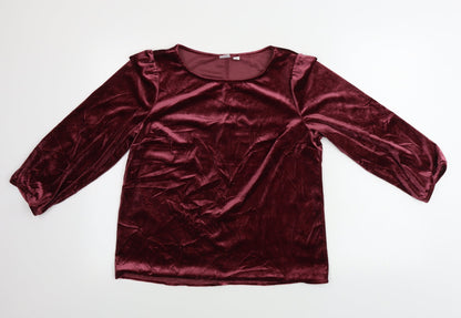 Womens UK Size S Gap Pink Basic T-Shirt