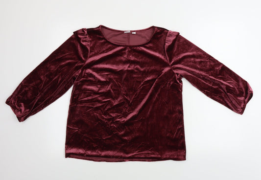 Womens UK Size S Gap Pink Basic T-Shirt