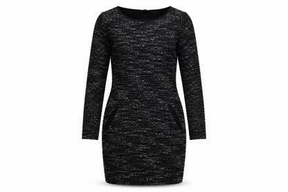 NEXT  Womens Black Striped  Bodycon  Size 10