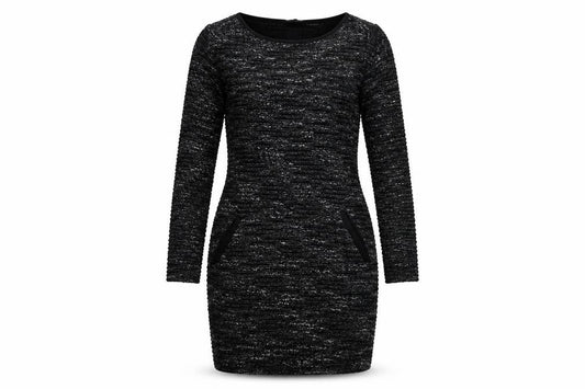 Next  Womens Black Striped  Bodycon  Size 10